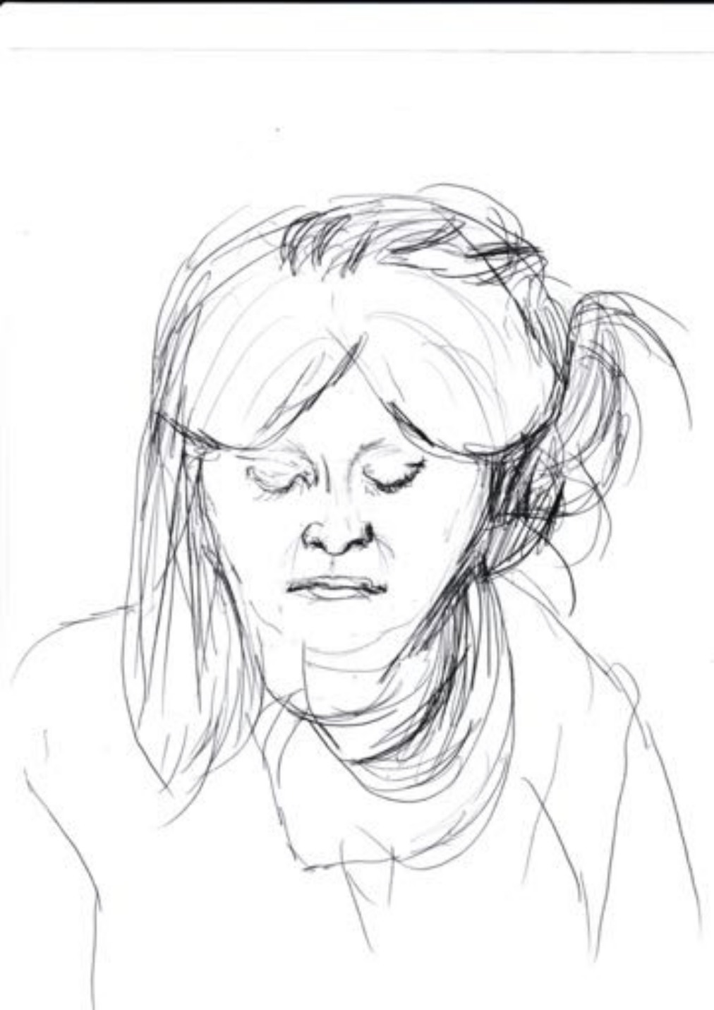 Surviving portrait drawing, selection 4