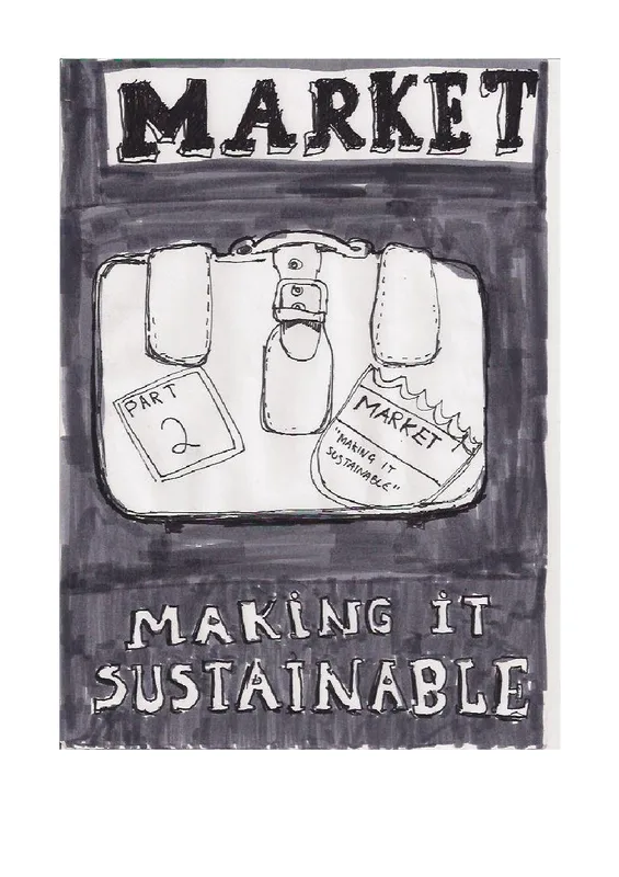 Hand-drawn Market and Making It Sustainable section cover