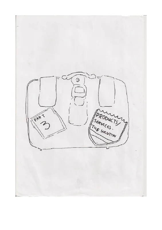 Lightly drawn Part 3 Products and Services section page