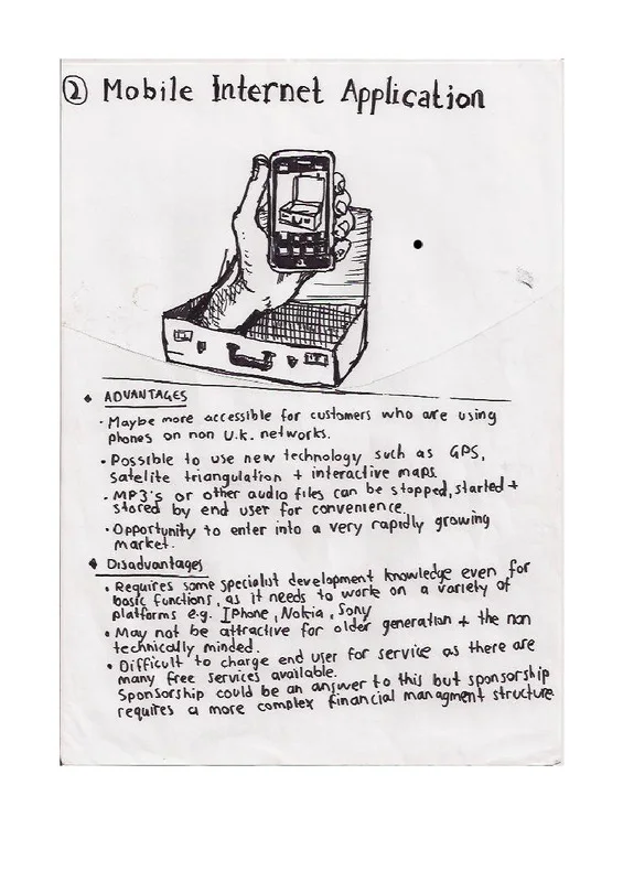 Business-plan proposal for mobile-internet audio-tour delivery