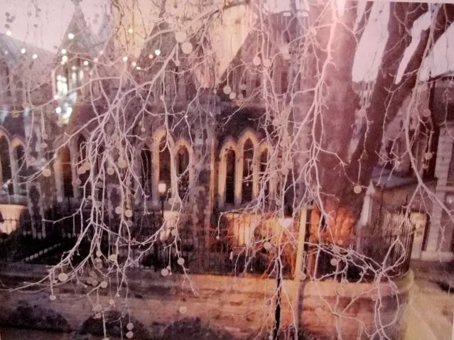 A layered photographic view through the Cathedral interior