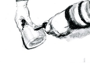 A recovered frame-by-frame charcoal animation.